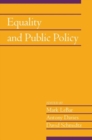 Equality and Public Policy: Volume 31, Part 2 - Book