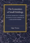 The Economics of Small Holdings : A Study Based on a Survey of Small Scale Farming in Carmarthenshire - Book