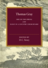 Thomas Gray: Ode on the Spring and Elegy in a Country Churchyard - Book