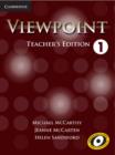 Viewpoint Level 1 Teacher's Edition with Assessment Audio CD/CD-ROM - Book