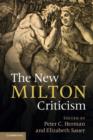 The New Milton Criticism - Book