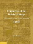 Fragments of the Books of Kings According to the Translation of Aquila - Book
