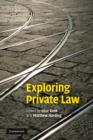 Exploring Private Law - Book