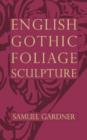 English Gothic Foliage Sculpture - Book