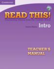 Read This! Intro Teacher's Manual with Audio CD : Fascinating Stories from the Content Areas - Book