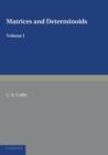 Matrices and Determinoids: Volume 1 - Book