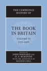 The Cambridge History of the Book in Britain: Volume 4, 1557-1695 - Book