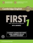 Cambridge English First 1 for Revised Exam from 2015 Student's Book Pack (Student's Book with Answers and Audio CDs (2)) : Authentic Examination Papers from Cambridge English Language Assessment - Book