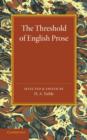 The Threshold of English Prose - Book