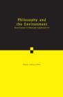 Philosophy and the Environment - Book