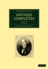 Oeuvres completes : Series 1 - Book