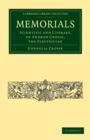 Memorials : Scientific and Literary, of Andrew Crosse, the Electrician - Book