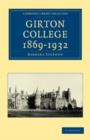Girton College 1869-1932 - Book