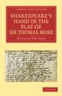 Shakespeare's Hand in the Play of Sir Thomas More - Book