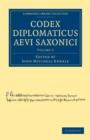 Codex Diplomaticus Aevi Saxonici - Book