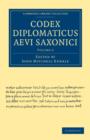 Codex Diplomaticus Aevi Saxonici - Book