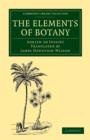 The Elements of Botany - Book