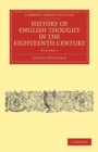 History of English Thought in the Eighteenth Century - Book