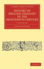 History of English Thought in the Eighteenth Century 2 Volume Set - Book
