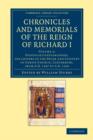 Chronicles and Memorials of the Reign of Richard I - Book