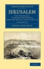 Jerusalem 2 Volume Set : The Topography, Economics and History from the Earliest Times to AD 70 - Book