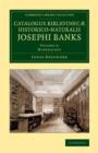 Catalogus bibliothecæ historico-naturalis Josephi Banks - Book
