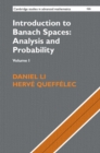 Introduction to Banach Spaces: Analysis and Probability: Volume 1 - eBook