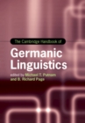 Cambridge Handbook of Germanic Linguistics - eBook