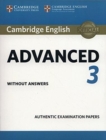 Cambridge English Advanced 3 Student's Book without Answers - Book
