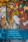 The Cambridge Companion to American Literature of the 1930s - Book