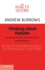 Thinking about Statutes : Interpretation, Interaction, Improvement - Book