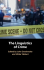 The Linguistics of Crime - Book