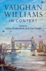 Vaughan Williams in Context - Book