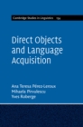 Direct Objects and Language Acquisition - eBook