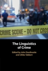 The Linguistics of Crime - eBook