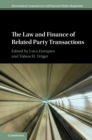 The Law and Finance of Related Party Transactions - eBook