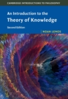 An Introduction to the Theory of Knowledge - Book