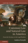 Common Law and Natural Law in America : From the Puritans to the Legal Realists - eBook