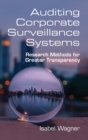 Auditing Corporate Surveillance Systems : Research Methods for Greater Transparency - Book