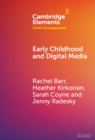 Early Childhood and Digital Media - eBook