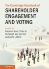 The Cambridge Handbook of Shareholder Engagement and Voting - eBook