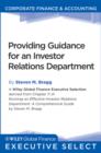 Providing Guidance for an Investor Relations Department - eBook