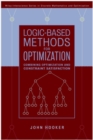 Logic-Based Methods for Optimization : Combining Optimization and Constraint Satisfaction - eBook