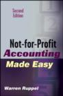 Not-for-Profit Accounting Made Easy - eBook