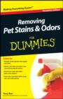 Removing Pet Stains and Odors For Dummies, Portable Edition - eBook