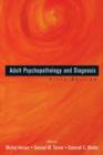 Adult Psychopathology and Diagnosis - eBook