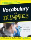 Vocabulary For Dummies - eBook