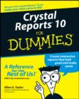 Crystal Reports 10 For Dummies - eBook