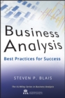 Business Analysis : Best Practices for Success - Book