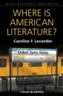 Where is American Literature? - eBook